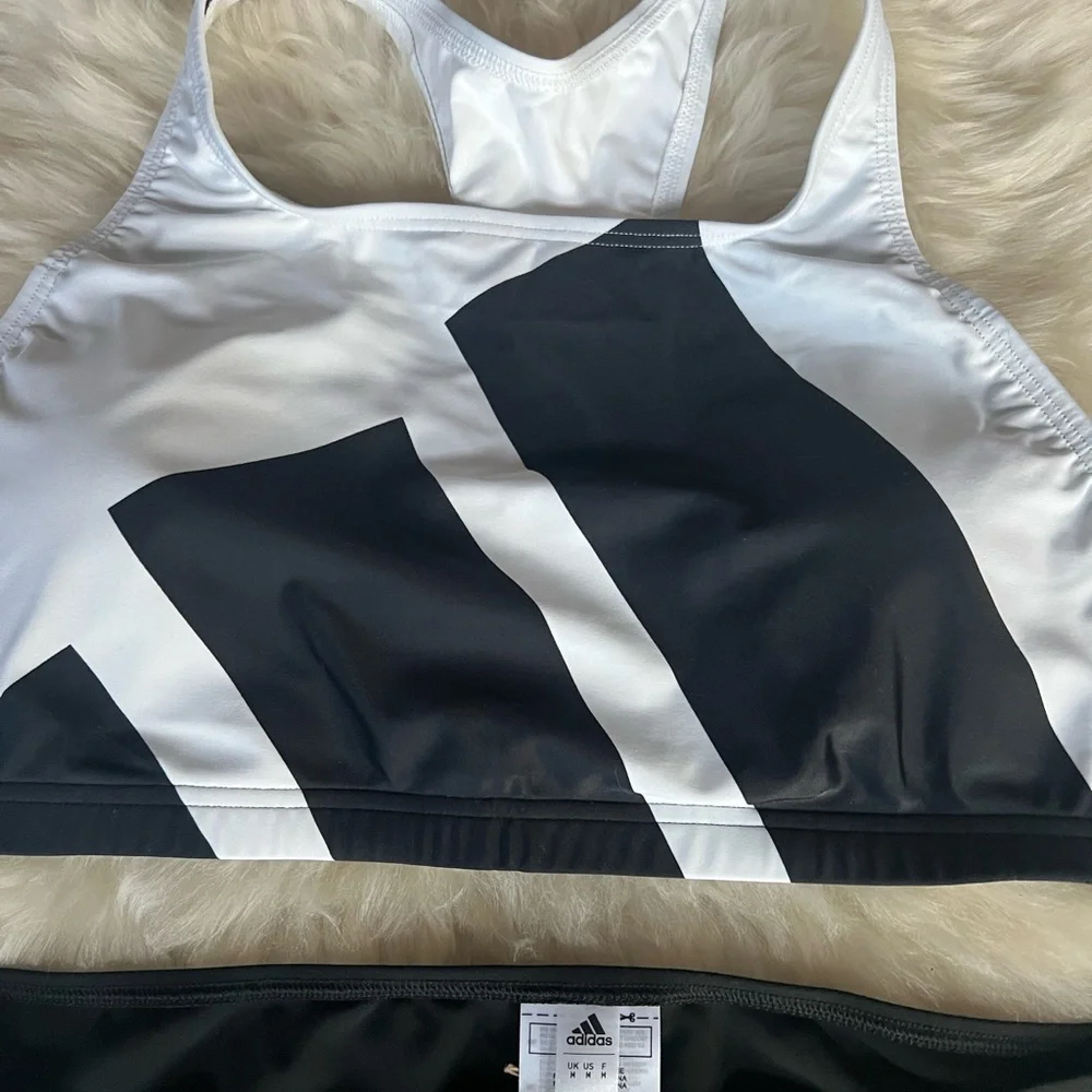 NEW Adidas Top & Bottom Swimsuit - Picture 9 of 10